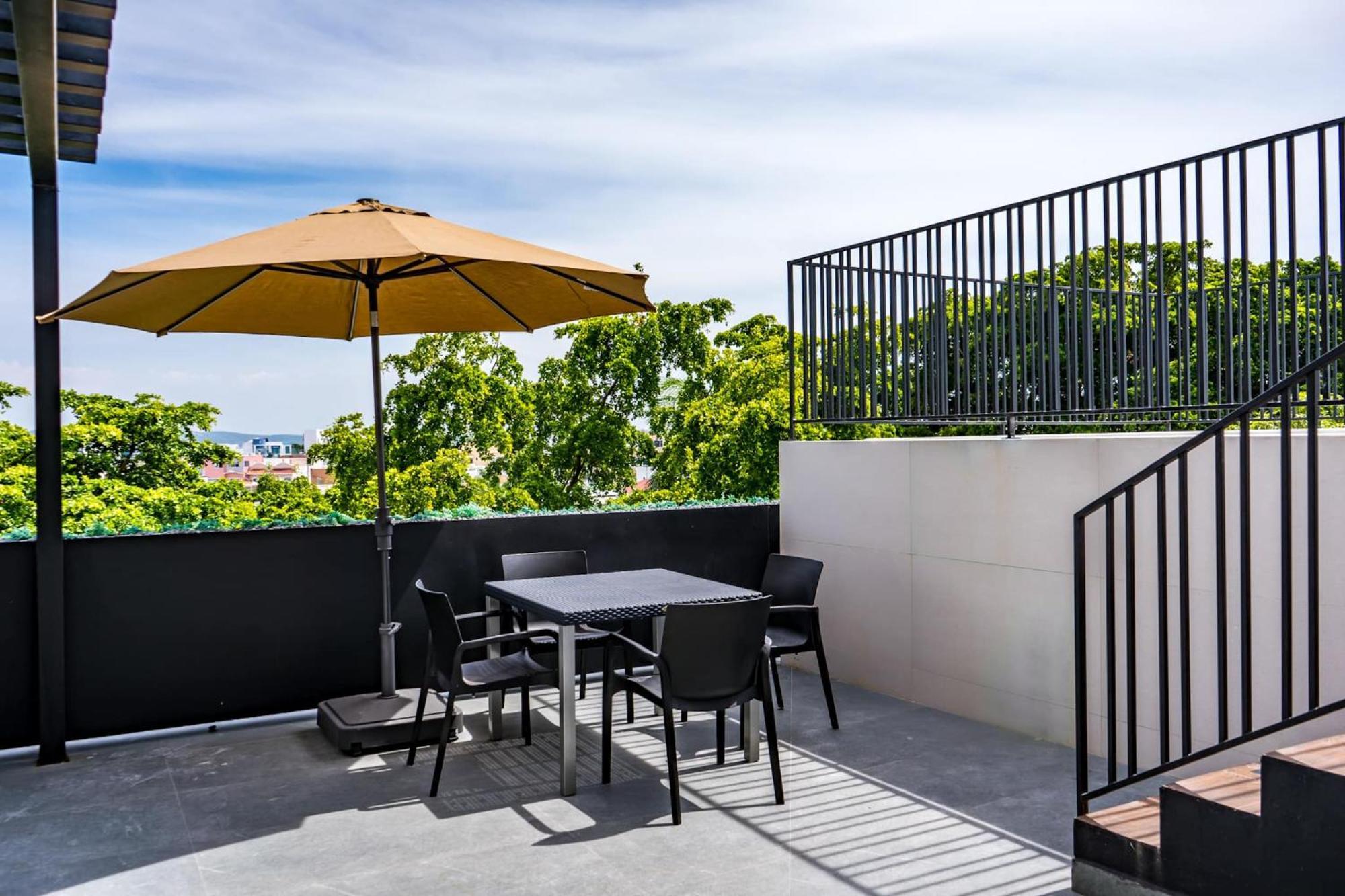 Depa Para 6 Con Alberca En Roof - Perlas 9 马萨特兰 外观 照片